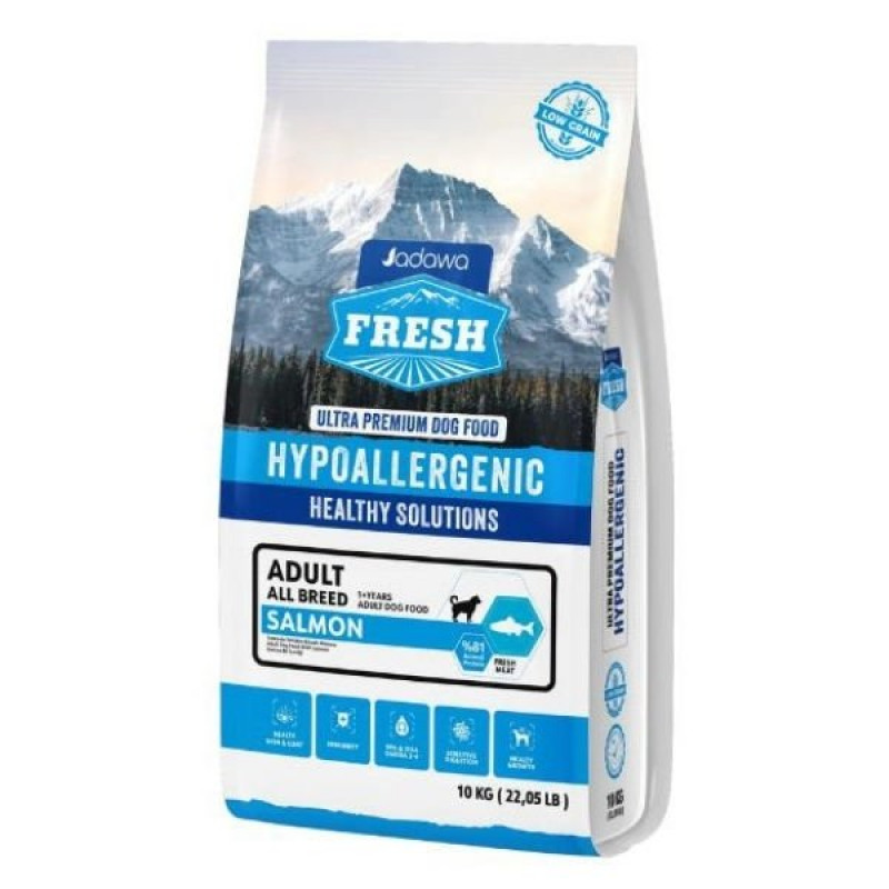 Jadawa 10 Kg Fresh Hypoallergenic Healthy Solutions Somon | Yetişkin Köpek Kuru Maması Jadawa 10 Kg Fresh Hypoallergenic Healthy Solutions Somon | Yetişkin Köpek Kuru Maması