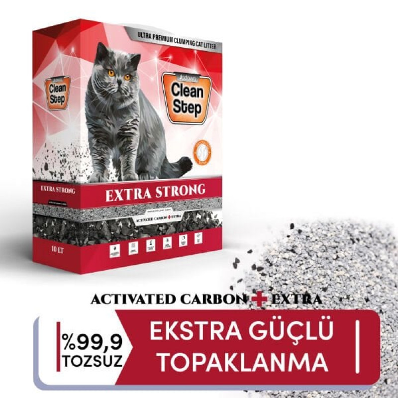 Jadawa 10 Lt Clean Step Extra Strong Extra Active Karbon Topaklanan İnce