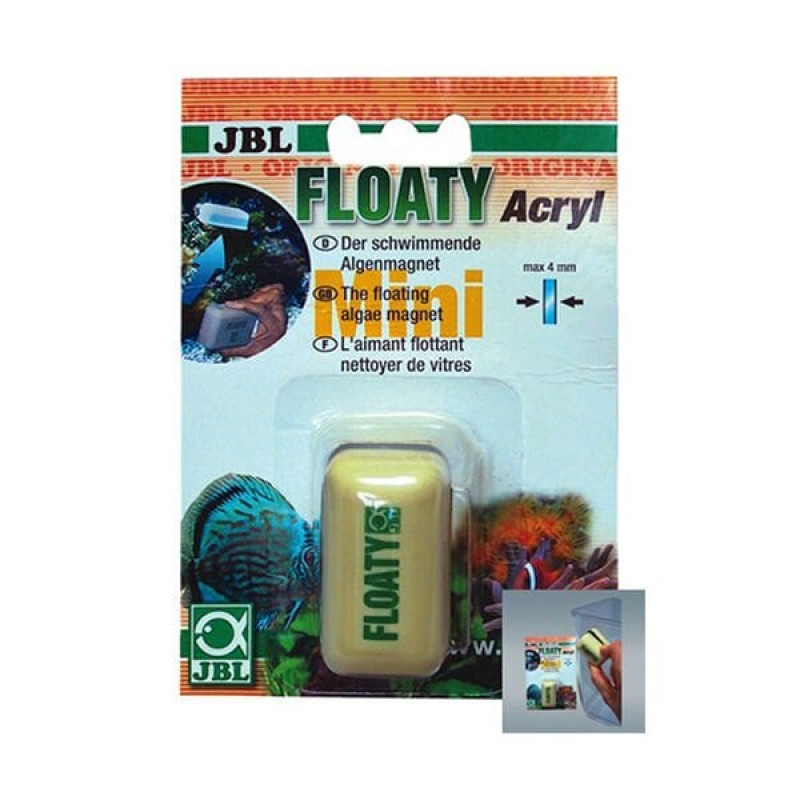 Jbl Floaty Acryl Akrilik Akvaryum Mıknatıslı Cam Sileceği Small | Akvaryum Temizlik Malzemesi Jbl Floaty Acryl Akrilik Akvaryum Mıknatıslı Cam Sileceği Small | Akvaryum Temizlik Malzemesi
