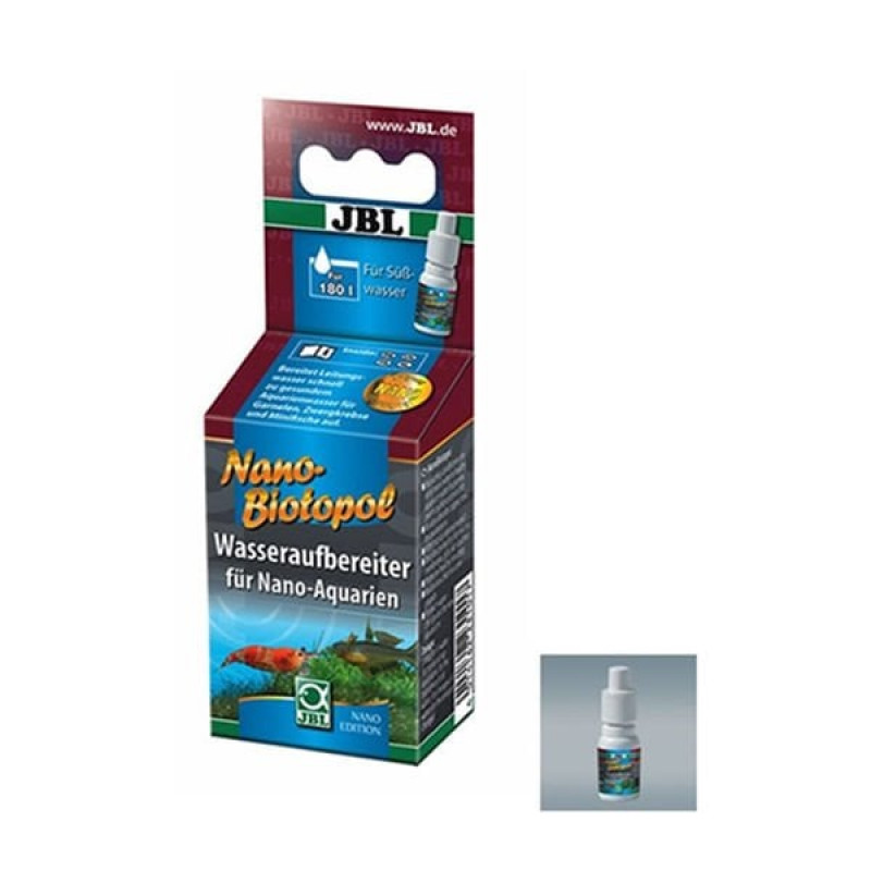 Jbl Nanobiotopol Minik Akvaryumlar için Su Düzenleyici 15 Ml | Akvaryum Tatlı Su Düzenleyici