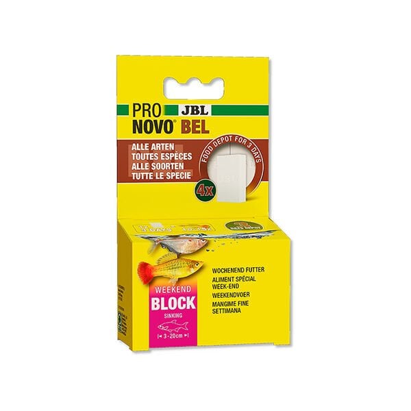 Jbl Pronovo Bel Weekend 3 Gün Tok Tutan Blok Balık Yemi 20 Gr | Özel Akvaryum Yem