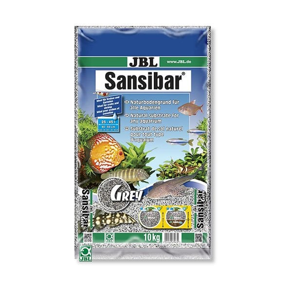 Jbl Sansibar Grey Gri Akvaryum Kumu 0.2-0.6 Mm 10 Kg | Akvaryum Taban Malzemesi