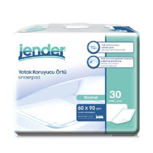 Jender 60X90 Cm Süper Emici Çiş Pedi 30 Adet | Köpek Çiş Alıştırma Pedi
