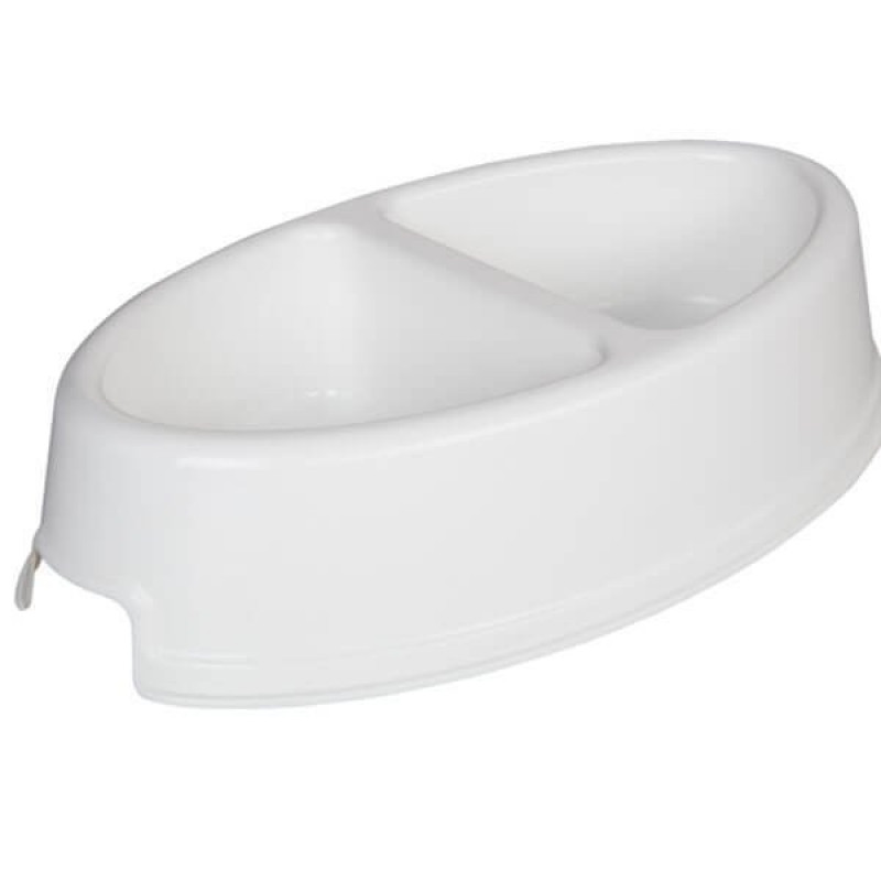 Joypet 200 ml Plastik Elips Şeklinde Mama ve Su Kabı Beyaz 23x13.5x5h cm | Plastik Mama Ve Su Kabı Joypet 200 ml Plastik Elips Şeklinde Mama ve Su Kabı Beyaz 23x13.5x5h cm | Plastik Mama Ve Su Kabı