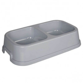 300 ml Plastik Kare Şeklinde Mama ve Su Kabı Gri 23.5x13.5x5.5h cm | Plastik Mama Ve Su Kabı 300 ml Plastik Kare Şeklinde Mama ve Su Kabı Gri 23.5x13.5x5.5h cm | Plastik Mama Ve Su Kabı