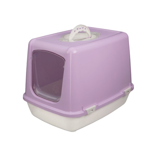 Joypet 36x40x40 Cm Kapalı Tuvalet Lila | Kapalı Kedi Tuvaleti
