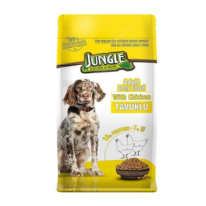 Jungle 15 Kg Tavuk | Yetişkin Köpek Kuru Maması Jungle 15 Kg Tavuk | Yetişkin Köpek Kuru Maması