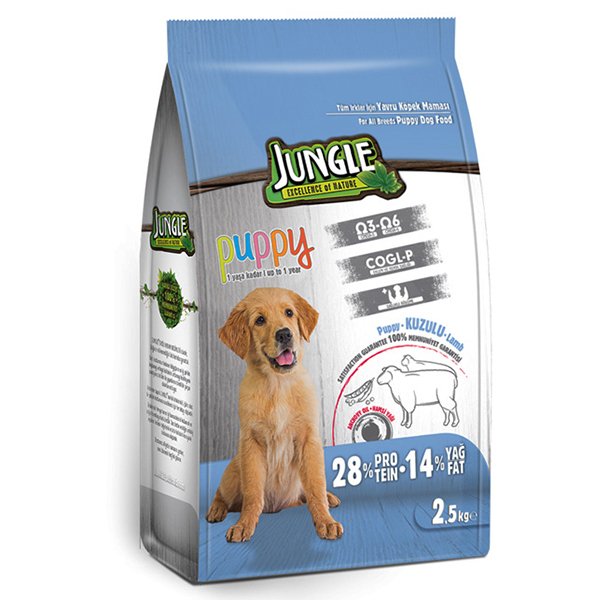 Jungle 2.5 Kg Kuzu Etli Yavru | Yavru Köpek Kuru Maması