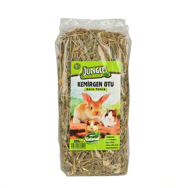 Jungle 300 Gr Eko Kuru Yonca Kemirgen Otu | Hamster Yemi