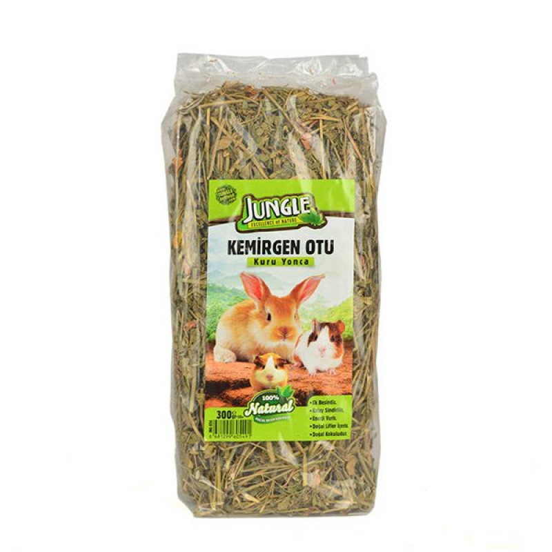 Jungle 300 Gr Eko Kuru Yonca Kemirgen Otu | Hamster Yemi Jungle 300 Gr Eko Kuru Yonca Kemirgen Otu | Hamster Yemi