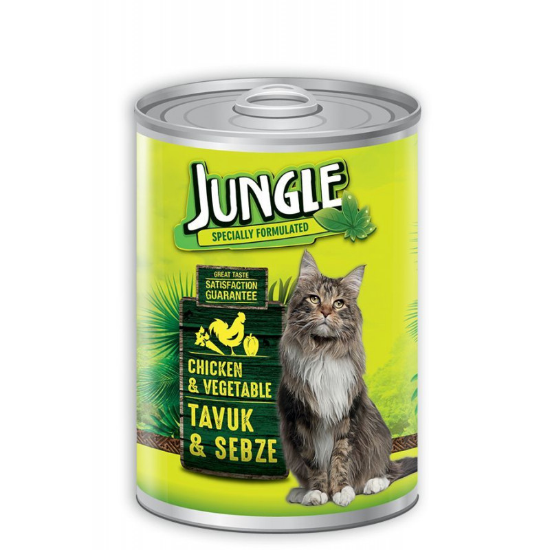 Jungle 415 Gr Tavuklu ve Sebzeli Jungle 415 Gr Tavuklu ve Sebzeli