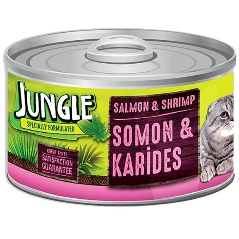 Jungle 85 Gr Ezme Somon ve Karidesli Yetişkin Jungle 85 Gr Ezme Somon ve Karidesli Yetişkin