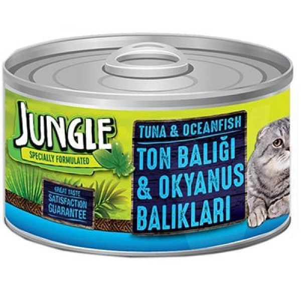 Jungle 85 Gr Ton ve Okyanus Balıklı Ezme Yetişkin | Yetişkin Kedi Maması
