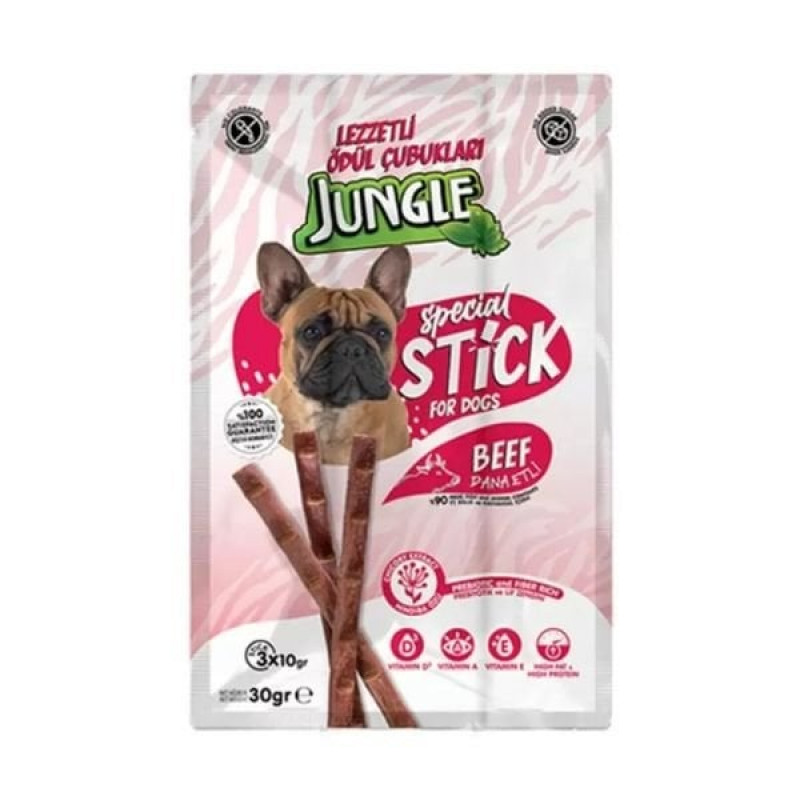 Jungle Dana Etli Stick Köpek Ödülü 3x10 Gr