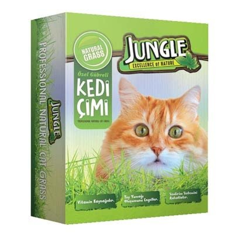 Jungle Kedi Çimi Kutulu Fileli | Kedi Çimi Jungle Kedi Çimi Kutulu Fileli | Kedi Çimi