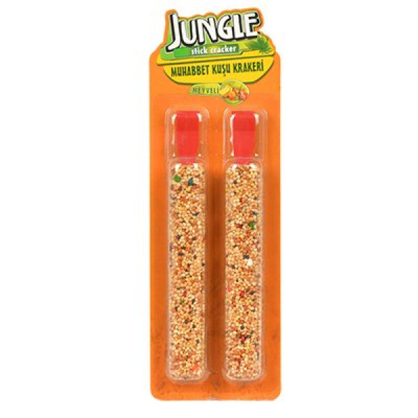 Jungle Meyveli Muhabbet Kuşu Krakeri 2 Li | Kuş Krakeri