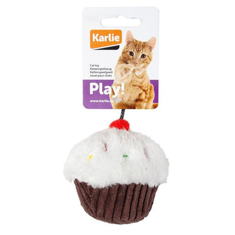 Karlie 11.5 Cm Peluiş Catnipli Cup Cake | Peluş Kedi Oyuncağı Karlie 11.5 Cm Peluiş Catnipli Cup Cake | Peluş Kedi Oyuncağı
