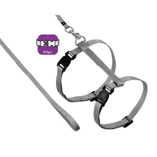 Karlie 110 Cm Göğüs ve Uzatma Gri | Köpek Göğüs Tasması