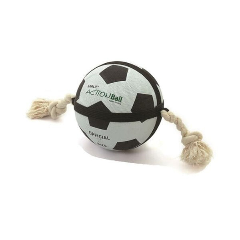 Karlie 12 Cm Futbol Toplu Diş İpi Köpek | Köpek Çiğneme Karlie 12 Cm Futbol Toplu Diş İpi Köpek | Köpek Çiğneme