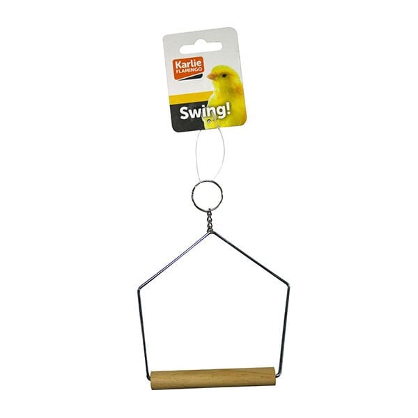 Karlie 15.5 Cm Ahşap ve Tünekli | Kuş Tüneği