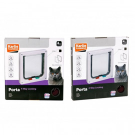 Karlie 19.2x20 Cm 4 Yön Kilitli İnce Kedi Kapısı Kahverengi | Kedi Kapısı Karlie 19.2x20 Cm 4 Yön Kilitli İnce Kedi Kapısı Kahverengi | Kedi Kapısı