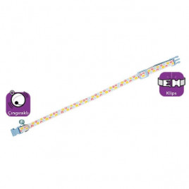 20-35 Cm Çiçek Desenli Boyun | Kedi Boyun Tasması 20-35 Cm Çiçek Desenli Boyun | Kedi Boyun Tasması