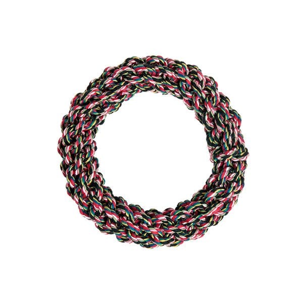 Karlie 20 Cm Stres İpli Halka | Köpek Çiğneme