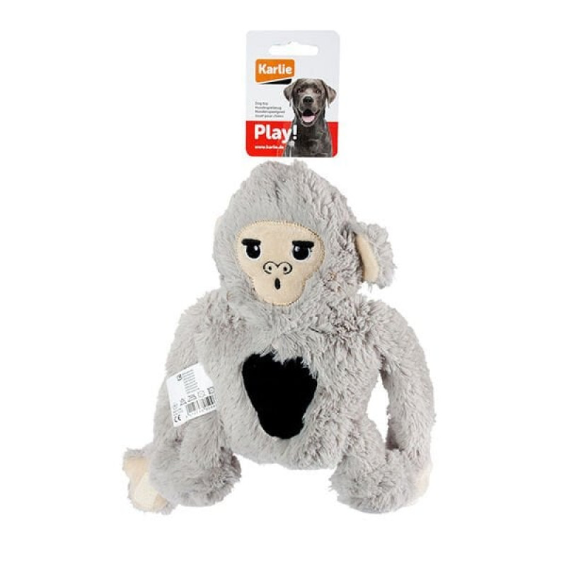 Karlie 21 Cm Peluş Maymun Gri | Kumaş Ve Peluş Köpek Oyuncağı Karlie 21 Cm Peluş Maymun Gri | Kumaş Ve Peluş Köpek Oyuncağı