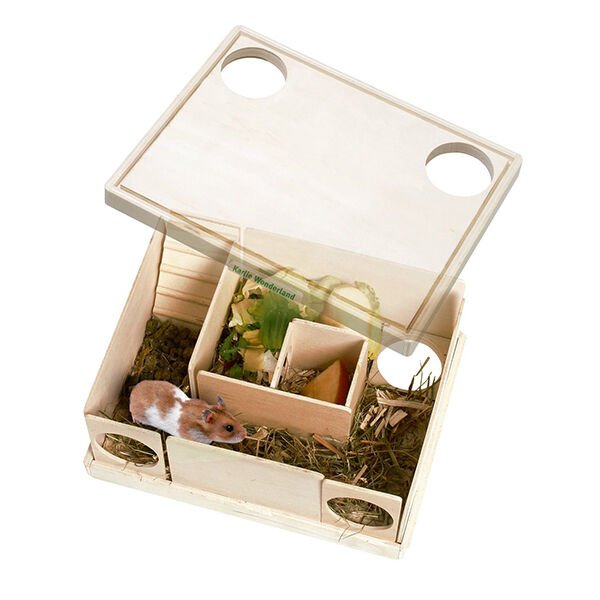 Karlie 22 Cm Ahşap EV | Hamster Diğer Ürünler