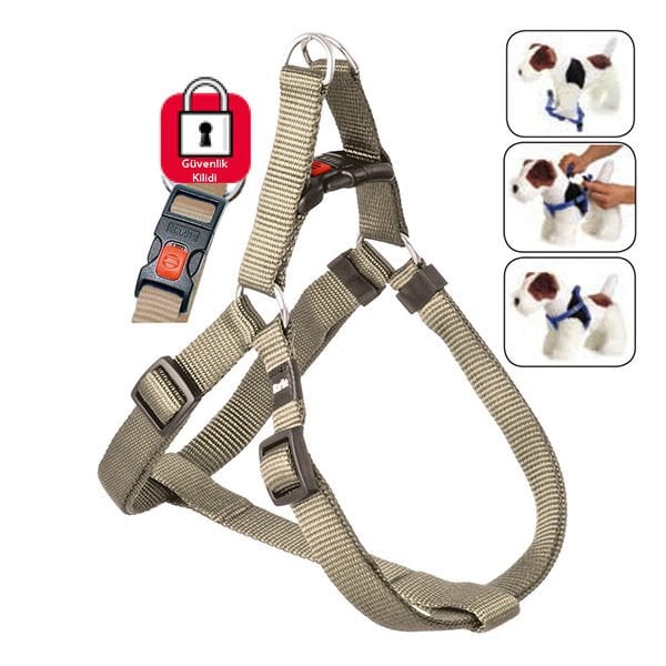 Karlie 25-35 Cm Göğüs Xsmall Bej | Köpek Göğüs Tasması