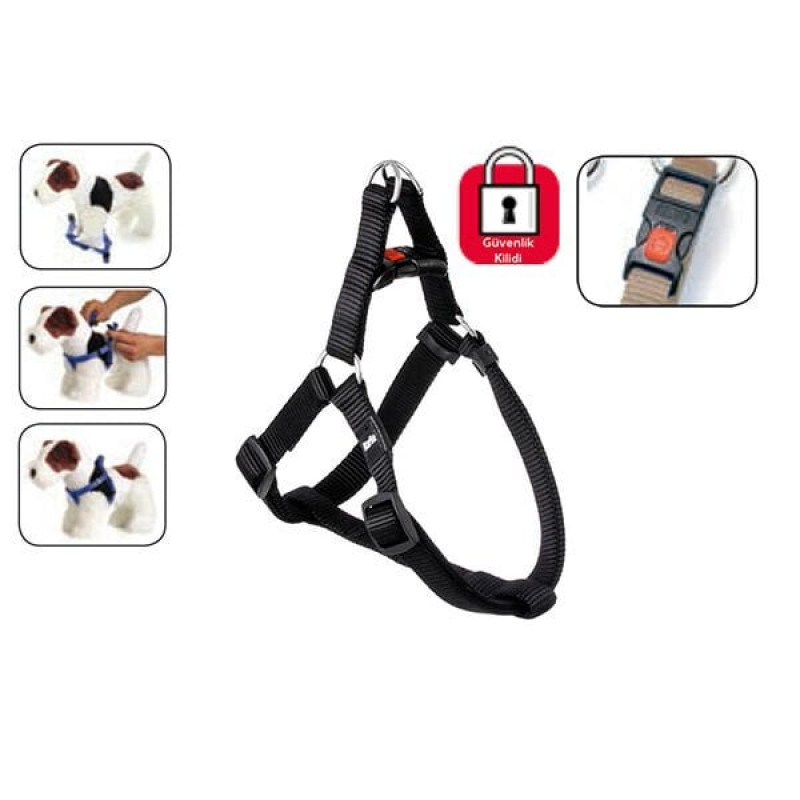 Karlie 25-45 Cm Kilitli Göğüs Small Siyah | Köpek Göğüs Tasması Karlie 25-45 Cm Kilitli Göğüs Small Siyah | Köpek Göğüs Tasması