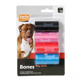 3 Rulo 15'li Dışkı Toplama Poşeti Kemik Desenli | Köpek Tuvalet Ve Dışkı Torbası 3 Rulo 15'li Dışkı Toplama Poşeti Kemik Desenli | Köpek Tuvalet Ve Dışkı Torbası