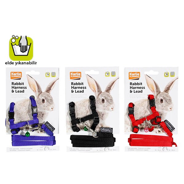 Karlie 30-45 Cm 100 Cm Kemirgen Tasma ve Uzatma Takımı | Tavşan Diğer Aksesuarı