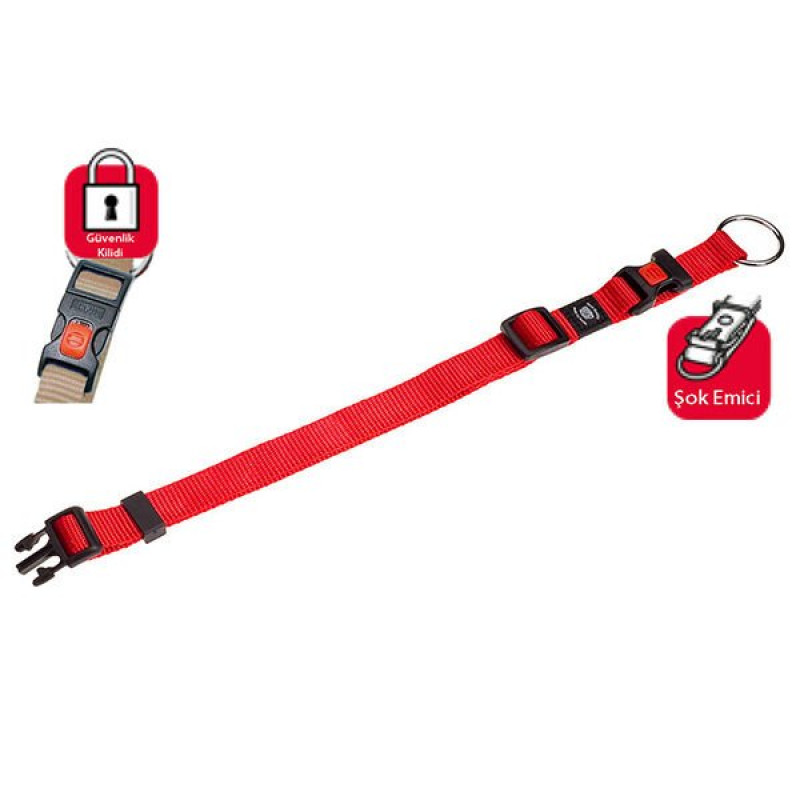 Karlie 30-45 Cm 20 Mm Kilitli Boyun Small Kırmızı | Köpek Boyun Tasması Karlie 30-45 Cm 20 Mm Kilitli Boyun Small Kırmızı | Köpek Boyun Tasması