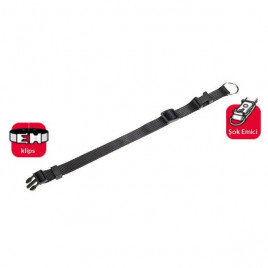 30-45 Cm Klipsli Boyun Medium Siyah | Köpek Boyun Tasması 30-45 Cm Klipsli Boyun Medium Siyah | Köpek Boyun Tasması