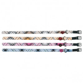 30 Cm 10 Mm Ekose Boyun Renkli | Kedi Boyun Tasması 30 Cm 10 Mm Ekose Boyun Renkli | Kedi Boyun Tasması