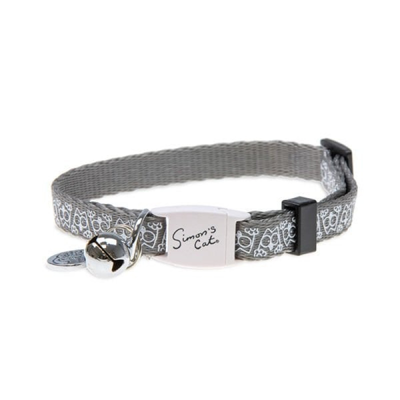 Karlie 30 Cm Simons Cat Boyun Gri | Kedi Boyun Tasması Karlie 30 Cm Simons Cat Boyun Gri | Kedi Boyun Tasması