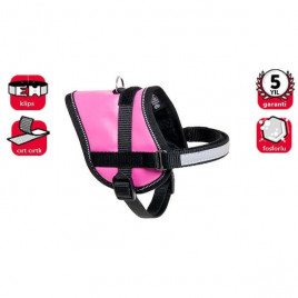 31-40 cm Reflektörlü Göğüs Xsmall Pembe | Köpek Göğüs Tasması 31-40 cm Reflektörlü Göğüs Xsmall Pembe | Köpek Göğüs Tasması