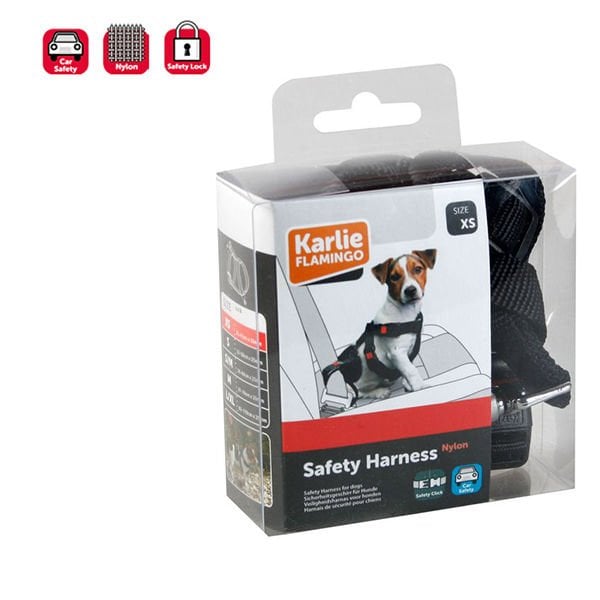 Karlie 35-50 Cm Naylon Emniyet Kemeri Small Siyah | Köpek Araç Emniyet Kemeri