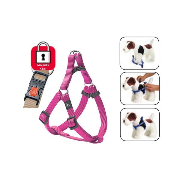 Karlie 35-60 Cm Kilitli Göğüs Small Pembe | Köpek Göğüs Tasması