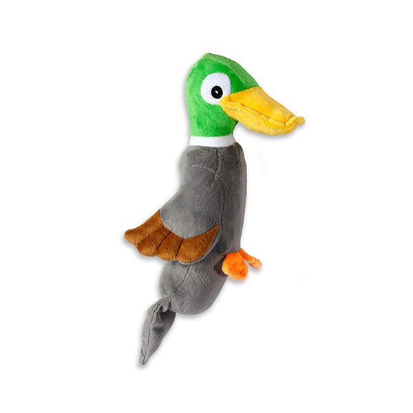 Karlie 36 Cm Peluş Ördek Gri Yeşil | Kumaş Ve Peluş Köpek Oyuncağı