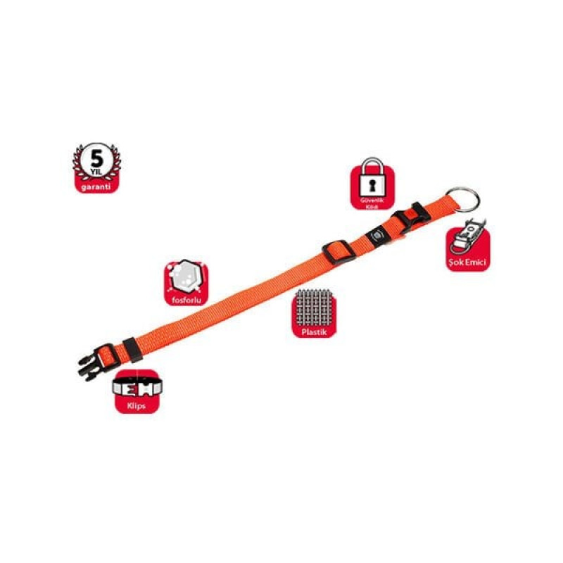 Karlie 40-55 Cm Boyun Turuncu Large | Köpek Boyun Tasması Karlie 40-55 Cm Boyun Turuncu Large | Köpek Boyun Tasması