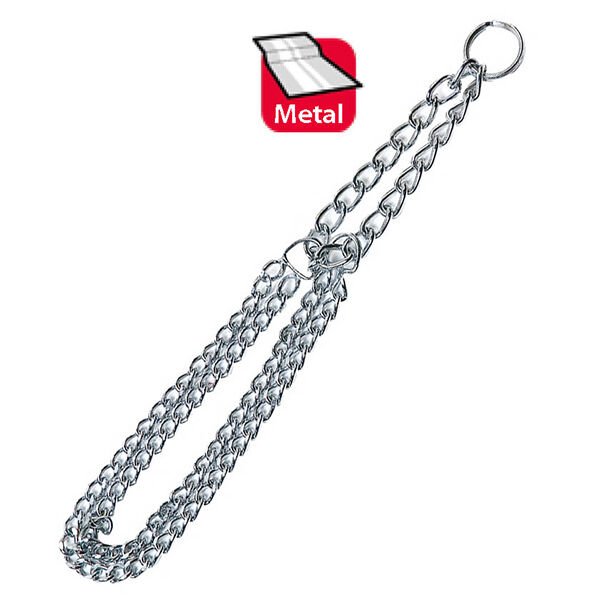 Karlie 40 Cm 2 Mm İki Sıra Zincir Eğitim | Köpek Boyun Tasması