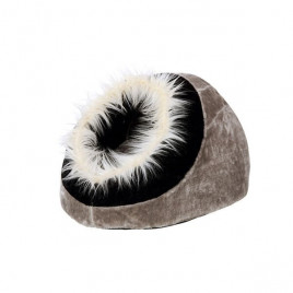 40X40X28 Cm Ev Gri Siyah | İç Mekan Köpek Yatağı 40X40X28 Cm Ev Gri Siyah | İç Mekan Köpek Yatağı