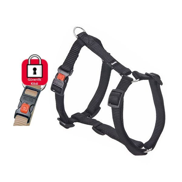 Karlie 45-70 Cm Kilitli Göğüs Medium Siyah | Köpek Göğüs Tasması