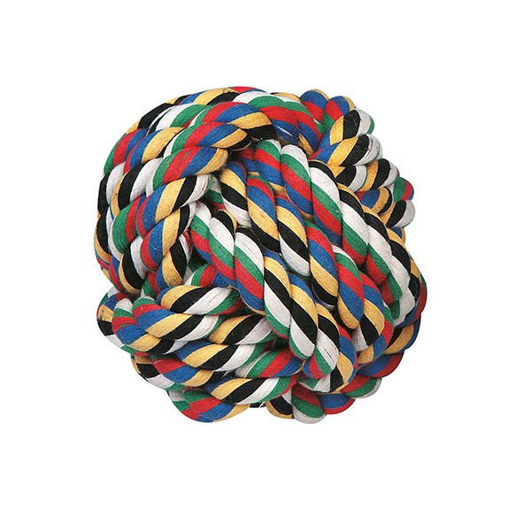 Karlie 5.5 Cm Stres İpli Top | Köpek Çiğneme