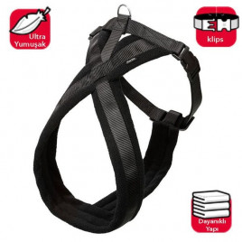 52-60 Cm Yumuşak Göğüs Siyah | Köpek Göğüs Tasması 52-60 Cm Yumuşak Göğüs Siyah | Köpek Göğüs Tasması