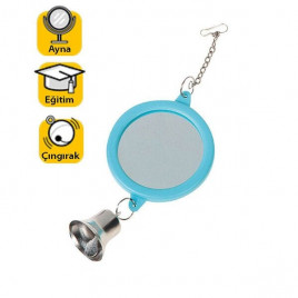 6 Cm Zilli Ayna | Kuş Aynası