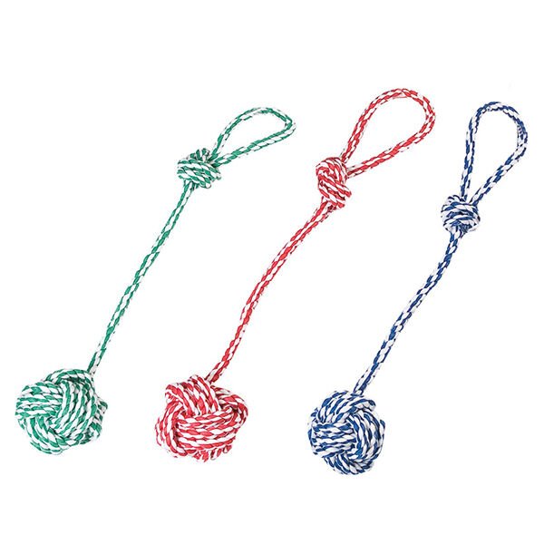 Karlie 60 Cm Diş Kaşıma İpli Top | Köpek Çiğneme