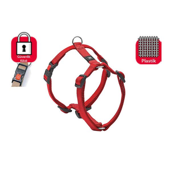 Karlie 65-100 Cm Kilitli Göğüs Large Kırmızı | Köpek Göğüs Tasması